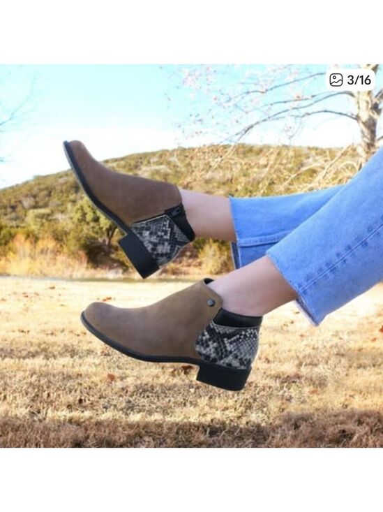 SAS Shoes - SAS Bethany Ankle Bootie Tumbleweed Size 8